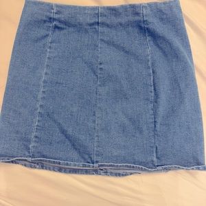 Lelis denim mini skirt